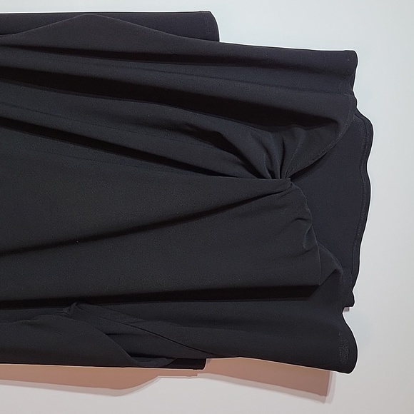 89th & Madison Black ruched 3 XL women's top - Picture 9 of 12